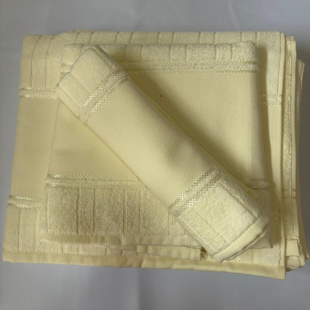 toalhas banhão, rosto e lavabo - varia cores (1)